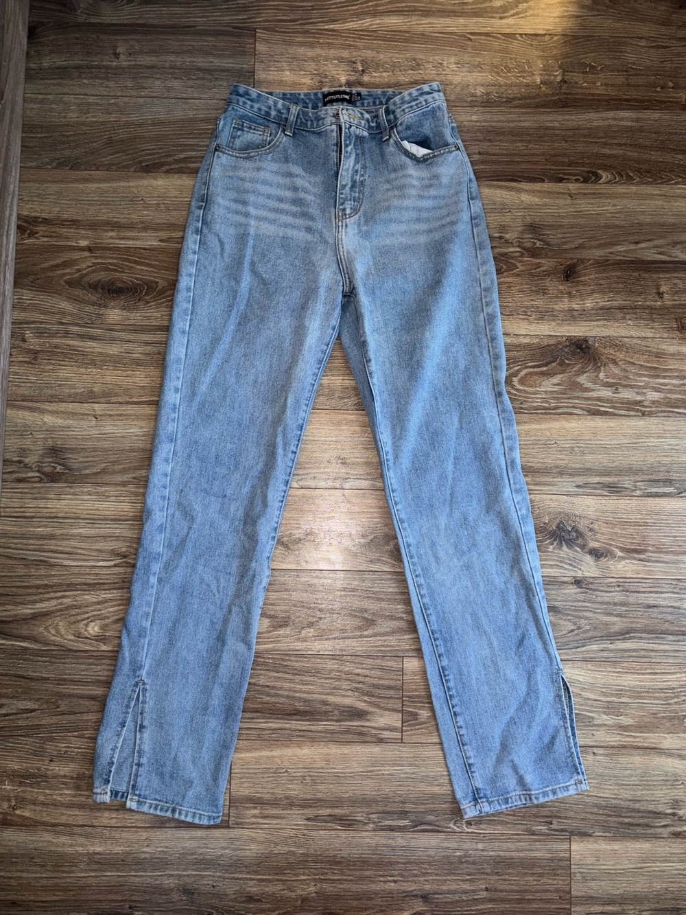 Pretty Little Thing Split Leg Jeans